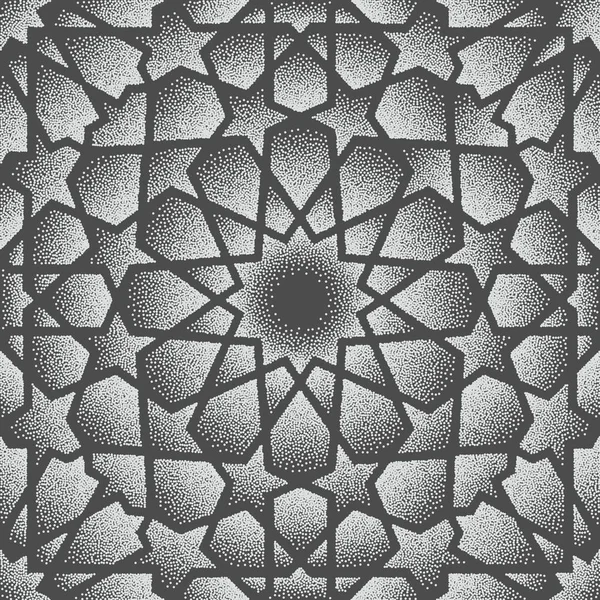 Stip patroon. Islamitische sieraad vector, Perzisch motiff. 3D-ramadan islamitische ronde patroon elementen. Geometrische versiering Arabische rondje vector . — Stockvector