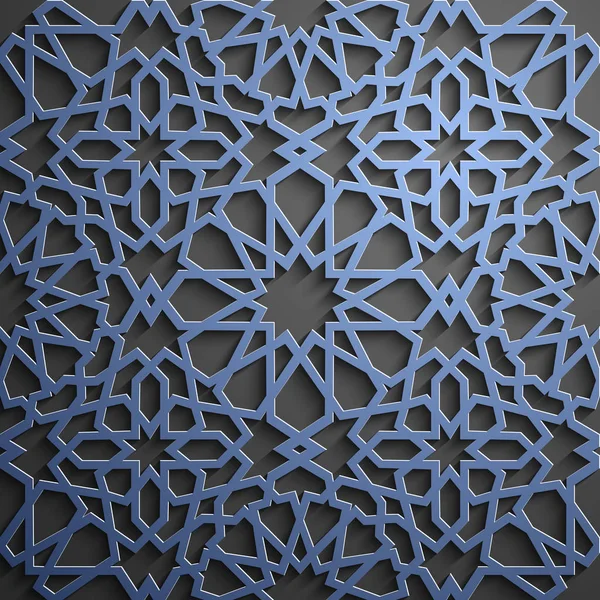 Islamischer Ornamentvektor persisches Motiv  3D Ramadan 