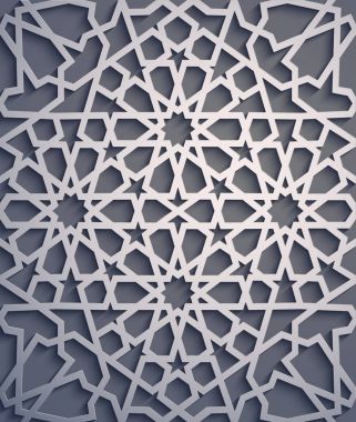 Mor arka plan. İslam süsleme vektör, Farsça motiff. 3D Ramazan İslam yuvarlak kalıp elemanları. Geometrik dairesel süs Arapça simge vektör .