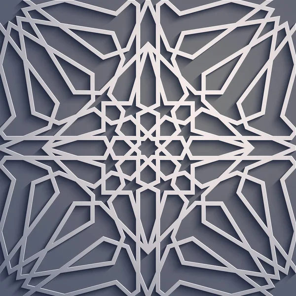 Mor arka plan. İslam süsleme vektör, Farsça motiff. 3D Ramazan İslam yuvarlak kalıp elemanları. Geometrik dairesel süs Arapça simge vektör .