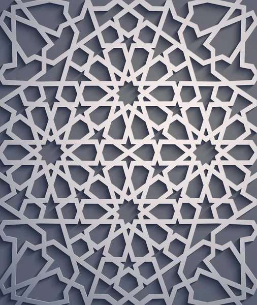 Μοβ φόντο. Ισλαμική στολίδι διάνυσμα, Περσικά motiff του. 3D στοιχεία Ισλαμικής στρογγυλό μοτίβο Ραμαζάνι. Γεωμετρική κυκλική καλλωπιστικών Αραβικό σύμβολο διάνυσμα . — Διανυσματικό Αρχείο