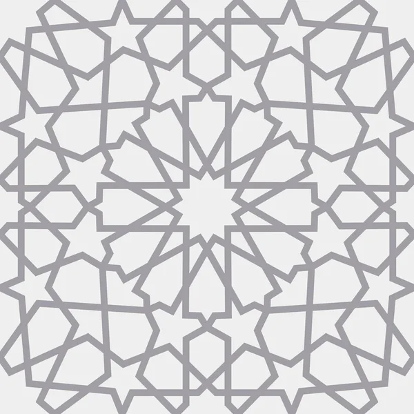 Islamitische patroon. Naadloze Arabische geometrische patroon Oosten sieraad, Indiase sieraad, Perzisch motief, 3d. Eindeloze textuur kan worden gebruikt voor behang, opvulpatronen, webpagina-achtergrond . — Stockvector