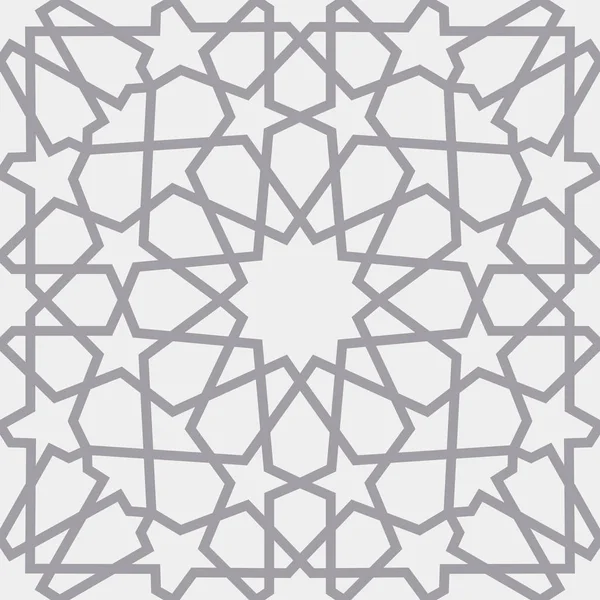 Patrón islámico. Patrón geométrico árabe sin costuras, ornamento oriental, ornamento indio, motivo persa, 3D. Textura sin fin se puede utilizar para el papel pintado, relleno de patrones, fondo de página web  . — Vector de stock