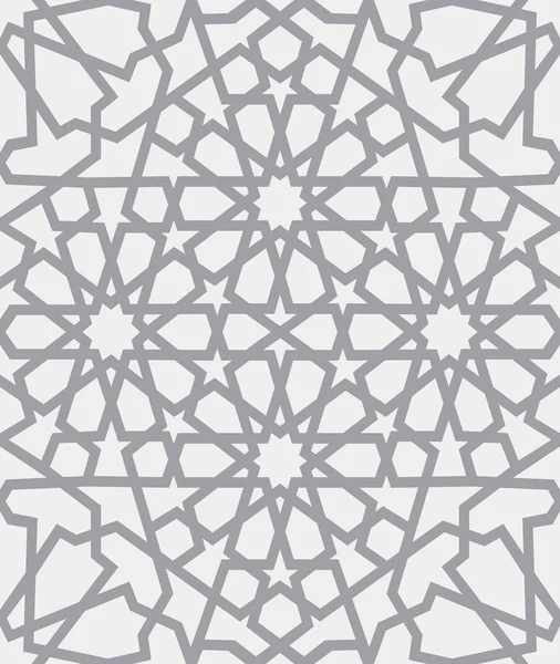 Schema islamico. Modello geometrico arabo senza cuciture, ornamento orientale, ornamento indiano, motivo persiano, 3D. texture infinito può essere utilizzato per carta da parati, riempimenti modello, sfondo della pagina web  . — Vettoriale Stock