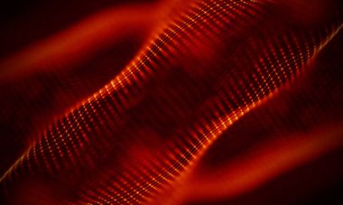 Arka kırmızı geometrik plan. Bağlantı yapısı. Bilim arka plan. Fütüristik teknoloji Hud öğesi. onnecting noktalar ve çizgiler. Büyük veri görselleştirme ve iş .