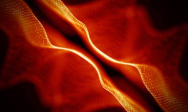 Arka kırmızı geometrik plan. Bağlantı yapısı. Bilim arka plan. Fütüristik teknoloji Hud öğesi. onnecting noktalar ve çizgiler. Büyük veri görselleştirme ve iş .