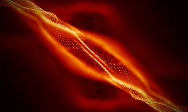 Arka kırmızı geometrik plan. Bağlantı yapısı. Bilim arka plan. Fütüristik teknoloji Hud öğesi. onnecting noktalar ve çizgiler. Büyük veri görselleştirme ve iş .