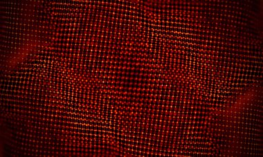 Arka kırmızı geometrik plan. Bağlantı yapısı. Bilim arka plan. Fütüristik teknoloji Hud öğesi. onnecting noktalar ve çizgiler. Büyük veri görselleştirme ve iş .