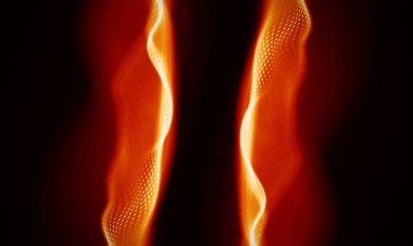 Arka kırmızı geometrik plan. Bağlantı yapısı. Bilim arka plan. Fütüristik teknoloji Hud öğesi. onnecting noktalar ve çizgiler. Büyük veri görselleştirme ve iş .