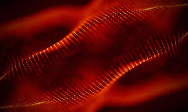 Fundal geometric roșu abstract. Structura conexiunii. Fundal ştiinţific. Tehnologia futuristă HUD Element. onnecting puncte și linii. Vizualizarea datelor mari și de afaceri  . — Fotografie, imagine de stoc