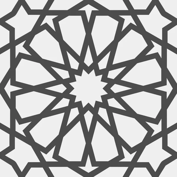 Schema islamico. Modello geometrico arabo senza cuciture, ornamento orientale, ornamento indiano, motivo persiano, 3D. texture infinito può essere utilizzato per carta da parati, riempimenti modello, sfondo della pagina web  . — Vettoriale Stock