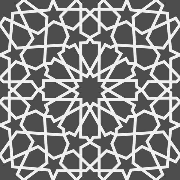 Modèle islamique. Motif géométrique arabe sans couture, ornement oriental, ornement indien, motif persan, 3D. Texture sans fin peut être utilisé pour le papier peint, remplissage de motif, fond de page Web  . — Image vectorielle