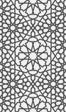 İslam desen. Dikişsiz Arapça geometrik desen, Doğu süsleme, Hint süsleme, Farsça motifi, 3d. Sonsuz doku kullanılan duvar kağıdı, desen dolgularını, web sayfası arka planı için .