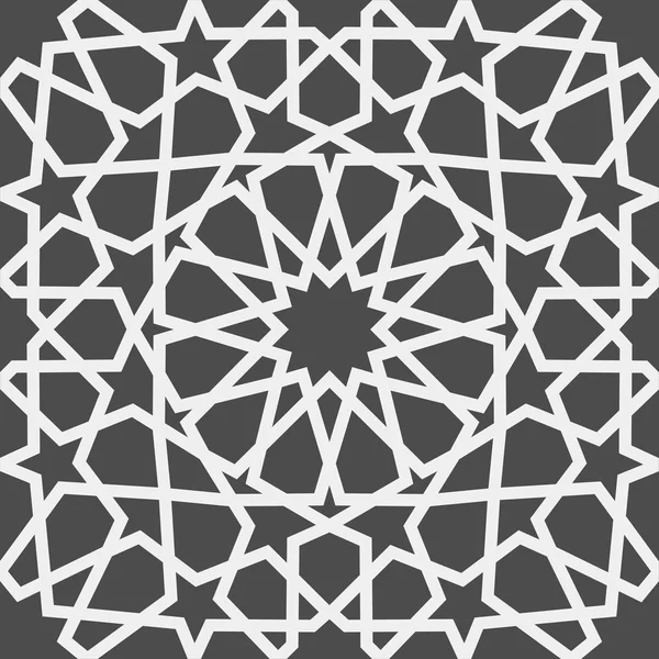 Islamitische patroon. Naadloze Arabische geometrische patroon Oosten sieraad, Indiase sieraad, Perzisch motief, 3d. Eindeloze textuur kan worden gebruikt voor behang, opvulpatronen, webpagina-achtergrond . — Stockvector