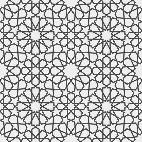 Islamska wzór. Bezszwowe arabski wzór geometryczny, wschód ornament, indian ornament, perski motyw, 3d. Niekończące się tekstury może służyć do Tapety, wzór wypełnienia, tło strony sieci web . — Wektor stockowy