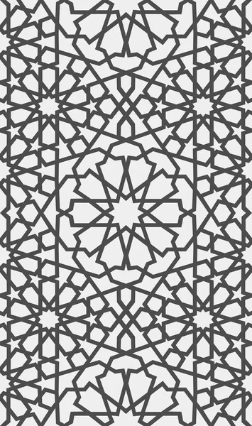 Islamitische patroon. Naadloze Arabische geometrische patroon Oosten sieraad, Indiase sieraad, Perzisch motief, 3d. Eindeloze textuur kan worden gebruikt voor behang, opvulpatronen, webpagina-achtergrond . — Stockvector