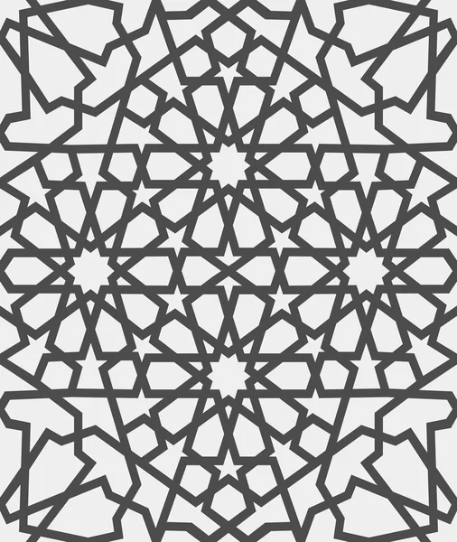 Islamische Muster. nahtloses arabisches geometrisches Muster, orientalisches Ornament, indisches Ornament, persisches Motiv, 3d. endlose Textur kann für Tapeten, Musterfüllungen, Webseiten-Hintergrund verwendet werden . — Stockvektor