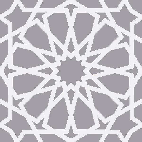 Islamska wzór. Bezszwowe arabski wzór geometryczny, wschód ornament, indian ornament, perski motyw, 3d. Niekończące się tekstury może służyć do Tapety, wzór wypełnienia, tło strony sieci web . — Wektor stockowy