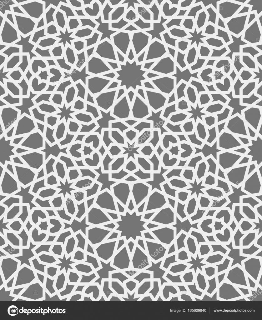 Islamic pattern . Seamless arabic geometric pattern, east ornament, indian ornament, persian