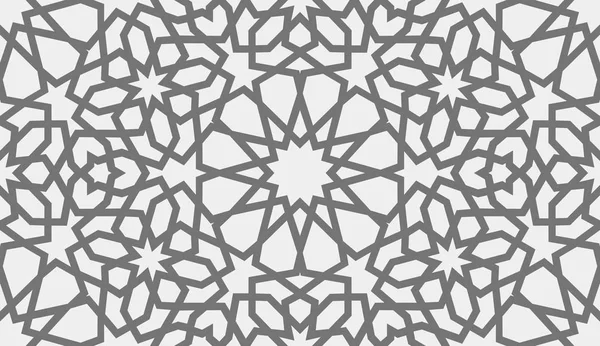 Vzorek, islámská. Geometrický vzor bezešvé arabský ornament východní, indická ozdoba, perský motiv, 3d. Nekonečné texturu lze použít pro tapety, vzorové výplně, pozadí webové stránky . — Stockový vektor