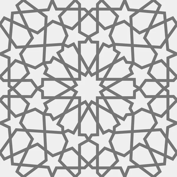 Iszlám minta. Zökkenőmentes Arab geometriai minta, Dísz keleti, indiai dísz, perzsa motívum, 3D-s. Végtelen textúra tapéta, a kitöltőmintáikat, a weblapok háttere is felhasználható . — Stock Vector