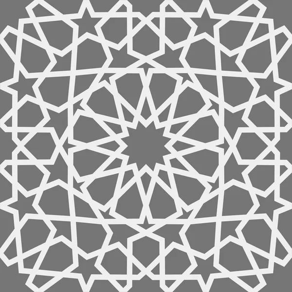 Islamiska mönster. Sömlös arabiska geometriska mönster, east prydnad, indiska prydnad, Persiska motiv, 3d. Ändlösa konsistens kan användas för tapet, mönsterfyllningar, webbsidans bakgrund . — Stock vektor