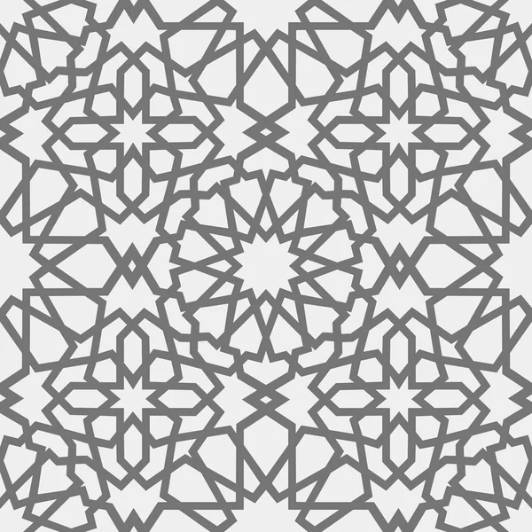 이슬람 패턴입니다. 원활한 아랍어 기하학적 패턴, 동쪽 장식, 인도 장식, 페르시아어 모티브, 3d. 끝 없는 텍스처 벽지, 패턴 채우기, 웹 페이지 배경을 사용할 수 있습니다. . — 스톡 벡터