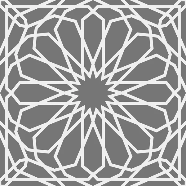 Modèle islamique. Motif géométrique arabe sans couture, ornement oriental, ornement indien, motif persan, 3D. Texture sans fin peut être utilisé pour le papier peint, remplissage de motif, fond de page Web  . — Image vectorielle