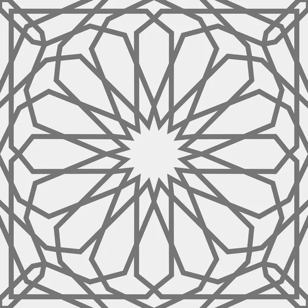 Islamische Muster. nahtloses arabisches geometrisches Muster, orientalisches Ornament, indisches Ornament, persisches Motiv, 3d. endlose Textur kann für Tapeten, Musterfüllungen, Webseiten-Hintergrund verwendet werden . — Stockvektor