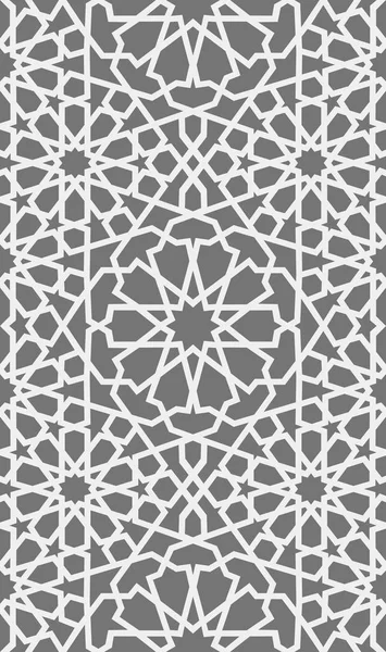 Vzorek, islámská. Geometrický vzor bezešvé arabský ornament východní, indická ozdoba, perský motiv, 3d. Nekonečné texturu lze použít pro tapety, vzorové výplně, pozadí webové stránky . — Stockový vektor