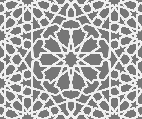 Ісламська шаблоном. Безшовні Арабська геометричним малюнком Орнамент Схід Індійська Орнамент, Перська мотив, 3d. Нескінченні текстури можуть бути використані для шпалер, заливку візерунком, фону веб-сторінки . — стоковий вектор