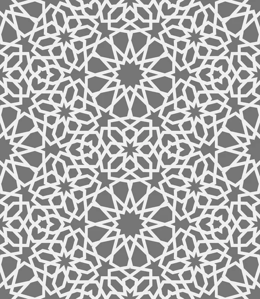 Patrón islámico. Patrón geométrico árabe sin costuras, ornamento oriental, ornamento indio, motivo persa, 3D. Textura sin fin se puede utilizar para el papel pintado, relleno de patrones, fondo de página web  . — Vector de stock