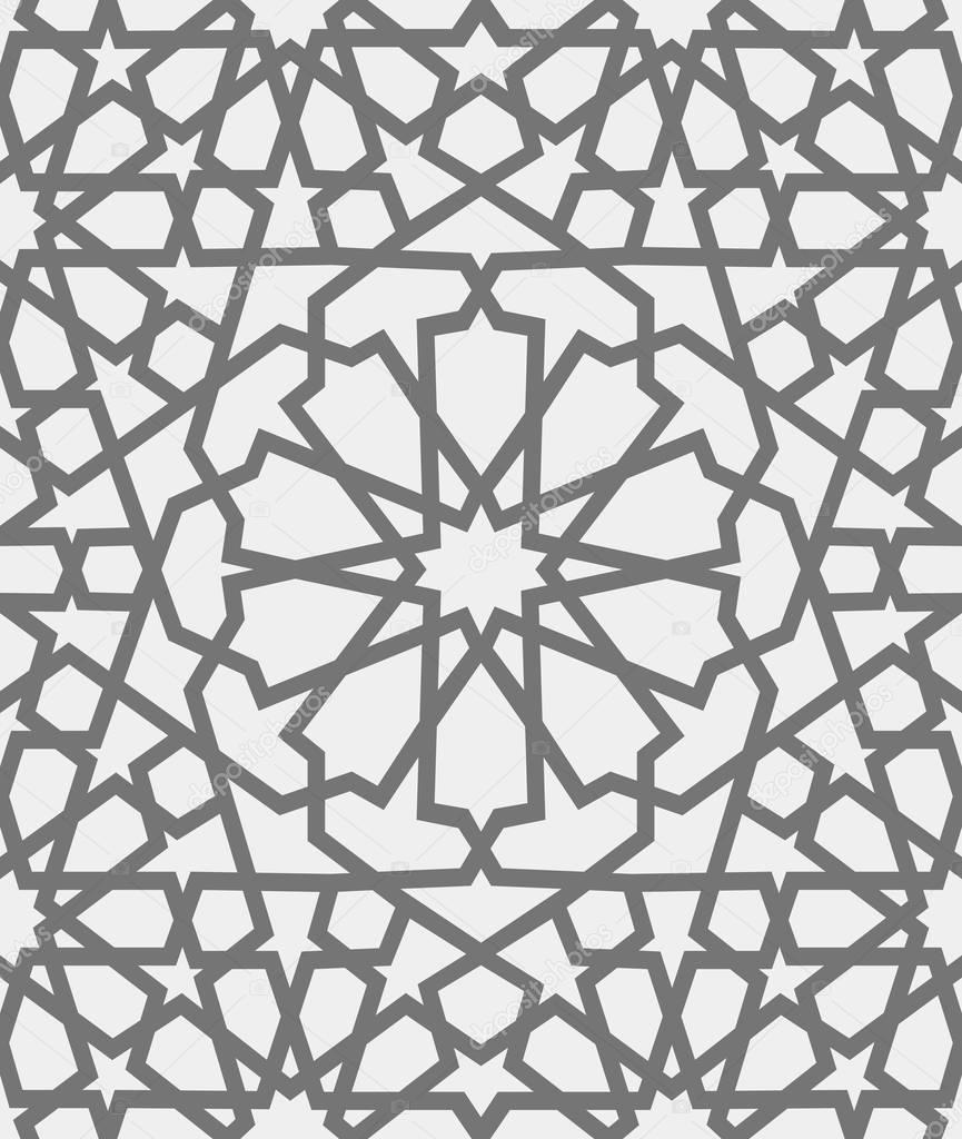 Islamic pattern . Seamless arabic geometric pattern, east ornament, indian ornament, persian motif, 3D. Endless texture can be used for wallpaper, pattern fills, web page background .