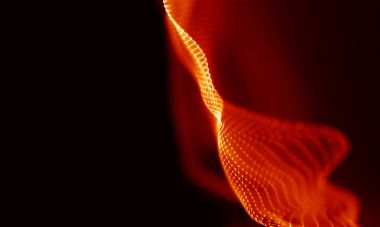 Arka kırmızı geometrik plan. Bağlantı yapısı. Bilim arka plan. Fütüristik teknoloji Hud öğesi. onnecting noktalar ve çizgiler. Büyük veri görselleştirme ve iş .