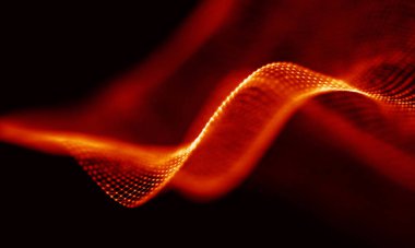 Arka kırmızı geometrik plan. Bağlantı yapısı. Bilim arka plan. Fütüristik teknoloji Hud öğesi. onnecting noktalar ve çizgiler. Büyük veri görselleştirme ve iş .