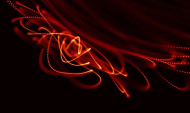 Arka kırmızı geometrik plan. Bağlantı yapısı. Bilim arka plan. Fütüristik teknoloji Hud öğesi. onnecting noktalar ve çizgiler. Büyük veri görselleştirme ve iş .