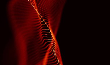 Arka kırmızı geometrik plan. Bağlantı yapısı. Bilim arka plan. Fütüristik teknoloji Hud öğesi. onnecting noktalar ve çizgiler. Büyük veri görselleştirme ve iş .