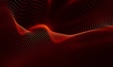 Arka kırmızı geometrik plan. Bağlantı yapısı. Bilim arka plan. Fütüristik teknoloji Hud öğesi. onnecting noktalar ve çizgiler. Büyük veri görselleştirme ve iş .