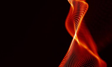 Arka kırmızı geometrik plan. Bağlantı yapısı. Bilim arka plan. Fütüristik teknoloji Hud öğesi. onnecting noktalar ve çizgiler. Büyük veri görselleştirme ve iş .