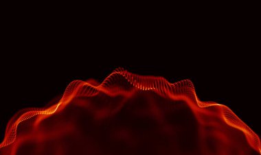 Arka kırmızı geometrik plan. Bağlantı yapısı. Bilim arka plan. Fütüristik teknoloji Hud öğesi. onnecting noktalar ve çizgiler. Büyük veri görselleştirme ve iş .