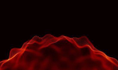 Arka kırmızı geometrik plan. Bağlantı yapısı. Bilim arka plan. Fütüristik teknoloji Hud öğesi. onnecting noktalar ve çizgiler. Büyük veri görselleştirme ve iş .