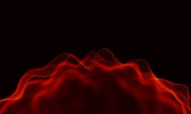 Arka kırmızı geometrik plan. Bağlantı yapısı. Bilim arka plan. Fütüristik teknoloji Hud öğesi. onnecting noktalar ve çizgiler. Büyük veri görselleştirme ve iş .