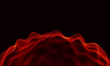 Arka kırmızı geometrik plan. Bağlantı yapısı. Bilim arka plan. Fütüristik teknoloji Hud öğesi. onnecting noktalar ve çizgiler. Büyük veri görselleştirme ve iş .