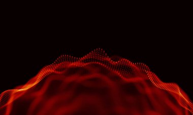 Arka kırmızı geometrik plan. Bağlantı yapısı. Bilim arka plan. Fütüristik teknoloji Hud öğesi. onnecting noktalar ve çizgiler. Büyük veri görselleştirme ve iş .