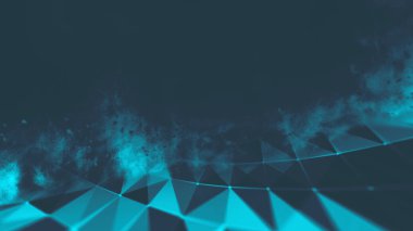 Soyut mavi 3d aydınlatmalı kafes küre bozuk. Neon işareti. Fütüristik teknoloji Hud öğesi. Zarif soyut küre yok. Büyük veri görselleştirme .