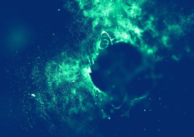 Soyut mavi 3d aydınlatmalı kafes küre bozuk. Neon işareti. Fütüristik teknoloji Hud öğesi. Zarif soyut küre yok. Büyük veri görselleştirme .