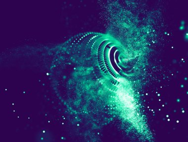 Soyut mavi 3d aydınlatmalı kafes küre bozuk. Neon işareti. Fütüristik teknoloji Hud öğesi. Zarif soyut küre yok. Büyük veri görselleştirme .