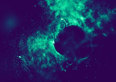 Soyut mavi 3d aydınlatmalı kafes küre bozuk. Neon işareti. Fütüristik teknoloji Hud öğesi. Zarif soyut küre yok. Büyük veri görselleştirme .