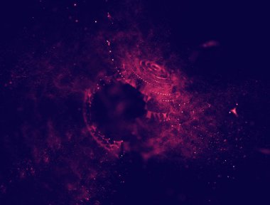Soyut mavi 3d aydınlatmalı kafes küre bozuk. Neon işareti. Fütüristik teknoloji Hud öğesi. Zarif soyut küre yok. Büyük veri görselleştirme .
