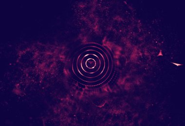 Soyut mavi 3d aydınlatmalı kafes küre bozuk. Neon işareti. Fütüristik teknoloji Hud öğesi. Zarif soyut küre yok. Büyük veri görselleştirme .